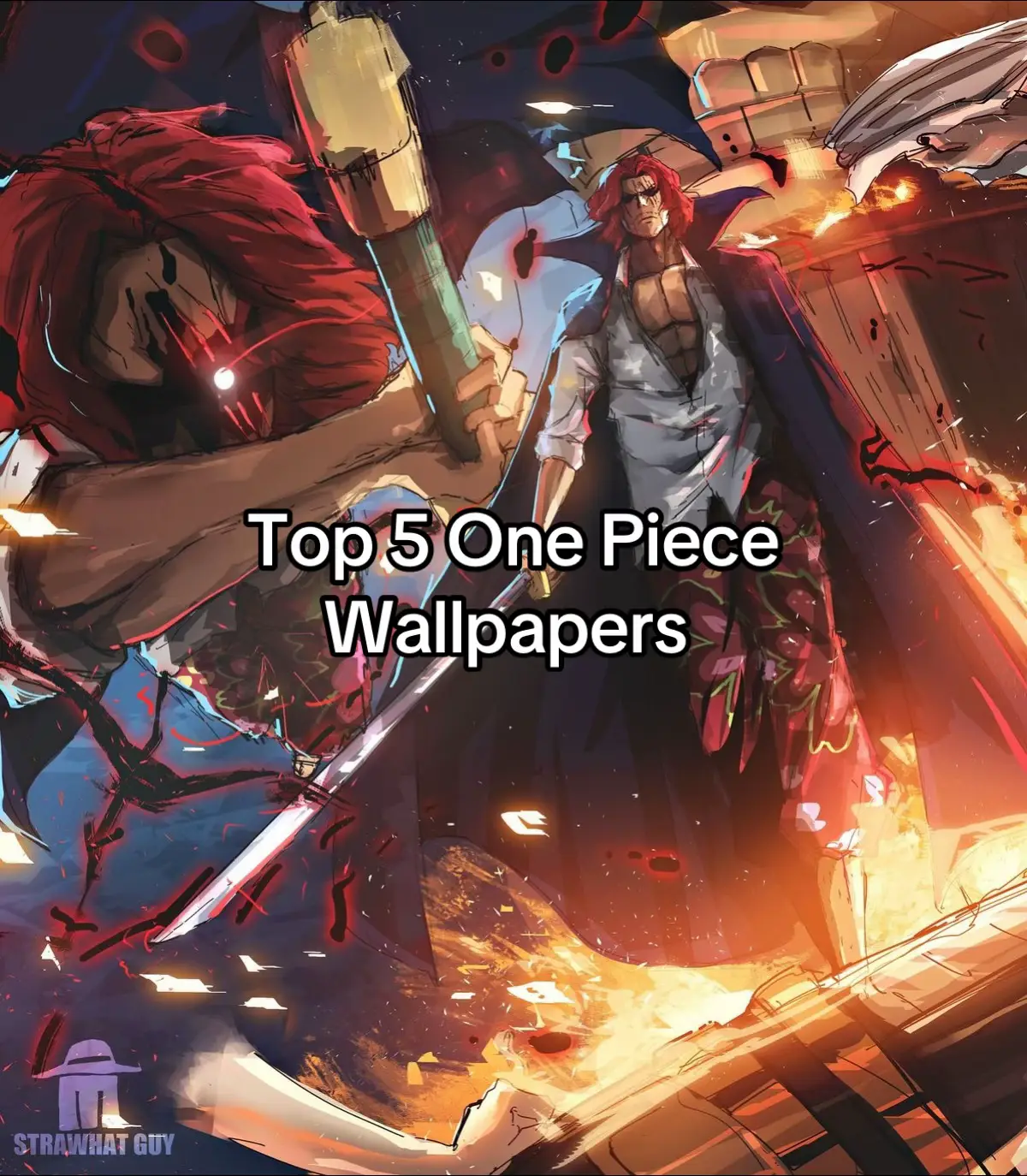 #onepiece #anime #wallpaper #fyp #shanks 