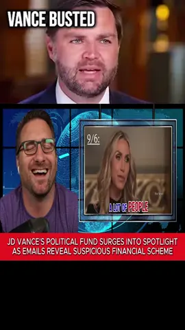 JD Vance's Political Fund SURGES Into Spotlight As Emails Reveal Suspicious Financial Scheme #usa #news 