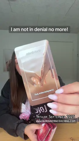 The truth is rising to the surface. 💫  They can’t hide their feelings anymore, their heart is wide open, and denial has no place here. 🔮 Book private readings + my oracle decks via: karinaemincoaching.com 🔥 Comment “I knew it” if you’ve been feeling this energy. #NoMoreDenial #TruthRevealed #LoveConfession #SoulmateEnergy #TarotTok  