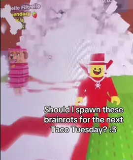 Should I spawn these Brainrot for next  Taco Tuesday? :3 #sammy #sab  #spydersammy #adminabuse