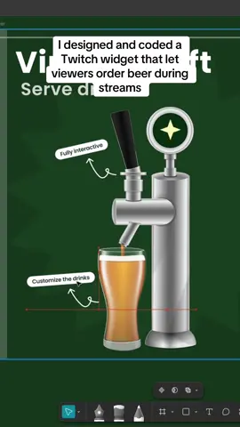 I’m back after a month of hiatus! Made a cute lil widget that lets viewer order (non alcoholic of course) drinks! #twitch #twitchoverlay #vtuber #taverncore #smallstreamer 