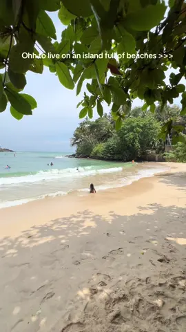 📍- Hiriketiya Beach  #Hiriketiya #SriLankaBeaches #IslandVibes #BeachTok #travelgoals 