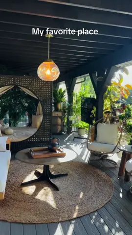 My bedroom patio #patiodecor