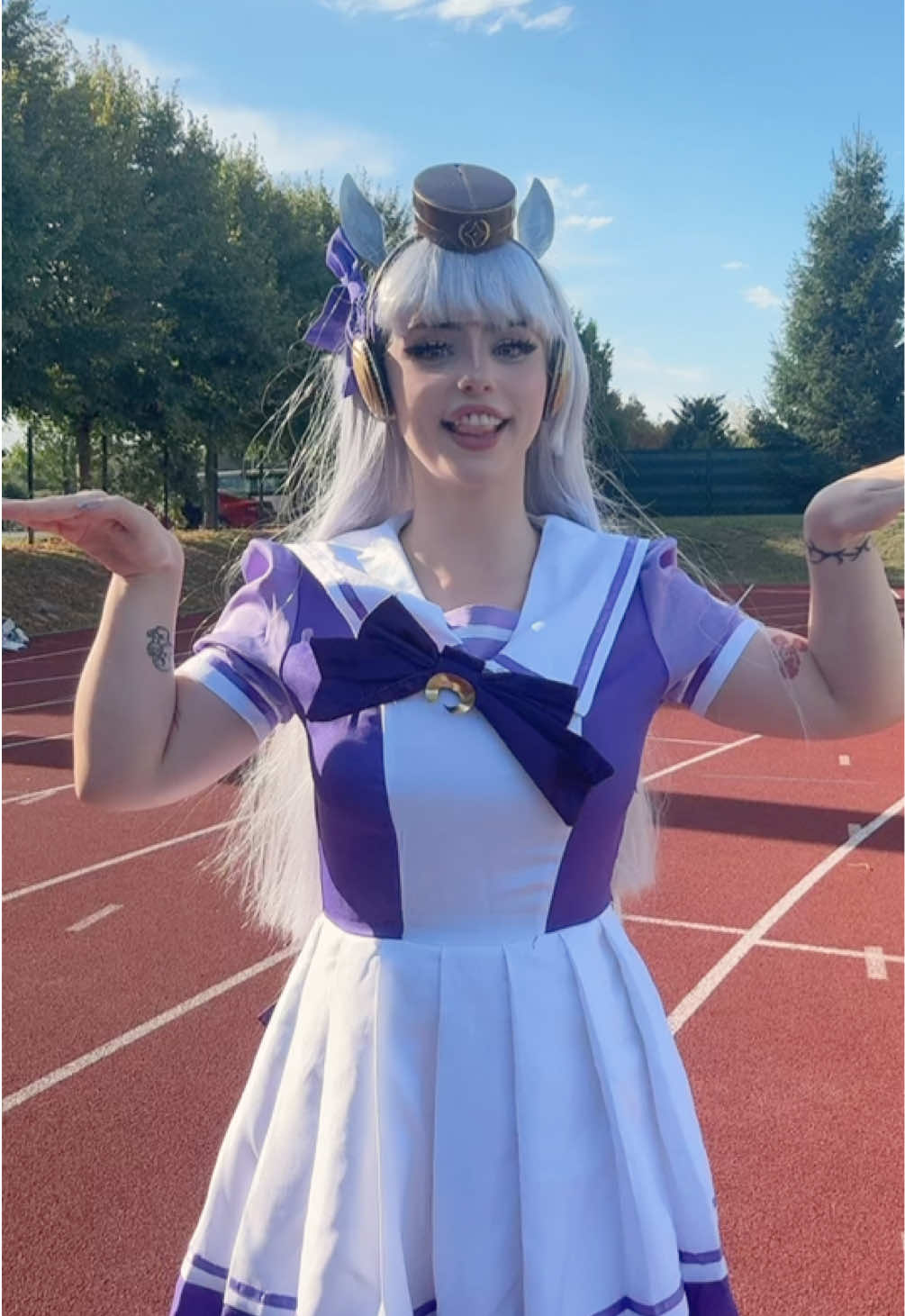 I forgot to post radar alert… ☹️☹️☹️ #umamusume #umamusumecosplay #goldshipcosplay #goldship 