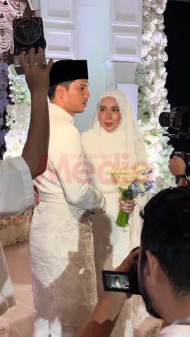 Aww… Sweetnya pengantin baharu! 🥰 #MHnews #MediaHiburan #FYP 