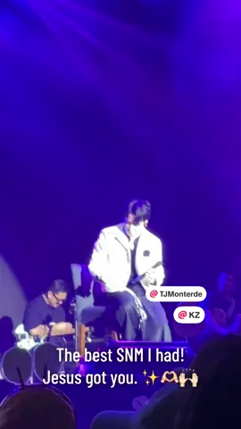 From SNM Baguio Day 2 to SNM Laguna Day 2 — every show has been truly beautiful and continues to touch our hearts. Thank you, TJ, for reminding us that Jesus has our back. We're praying for you. Get well soon! ✨🫶🏻 #SNM #TjMonterde @TJ Monterde 