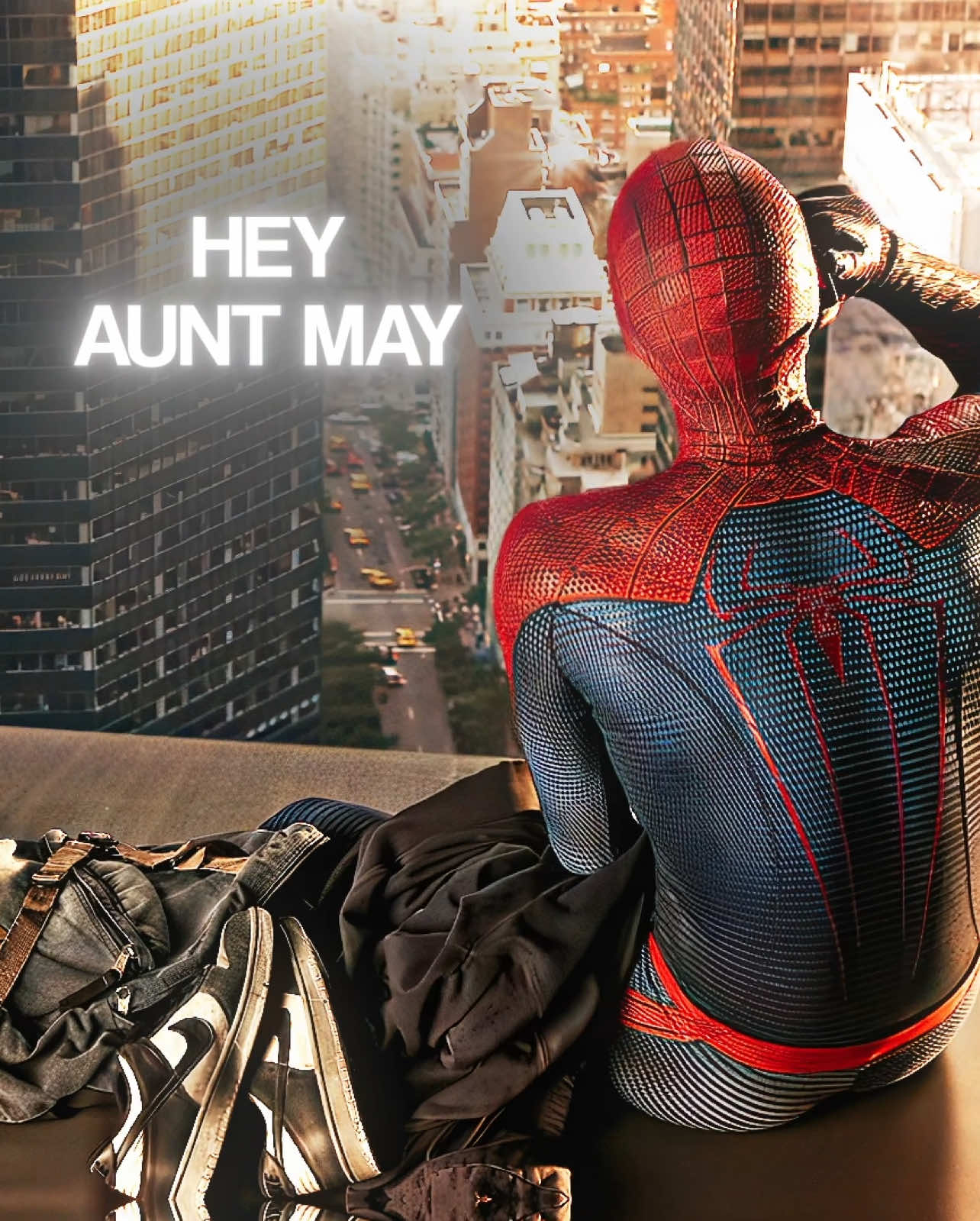 Most realistic Aunt May (yes those are the lyrics) #spiderman #andrewgarfield 