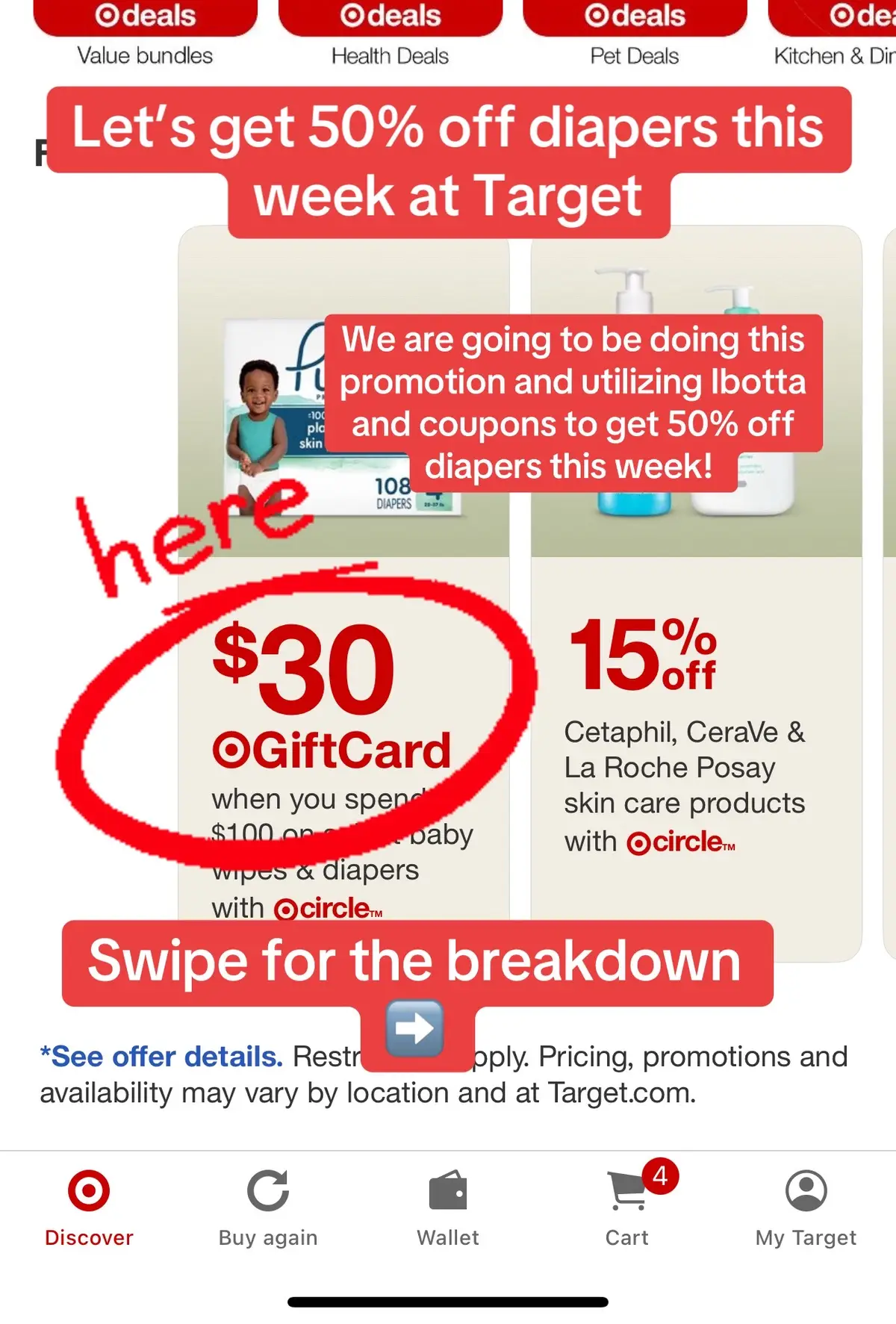 If you need diapers on the cheap you best be getting them at Target!! This is an in store deal because we are using Ibotta to get time cash back! If you’re new to Ibotta make sure to use my code MIRANDA to get an extra $5 which will make this deal even cheaper for you! Make sure to save this for when you go in store and follow me for more!! Deals end 9/20 #moneysavingideas #couponingdealsthisweek #targetcouponing #targetfinds #targetdeals 