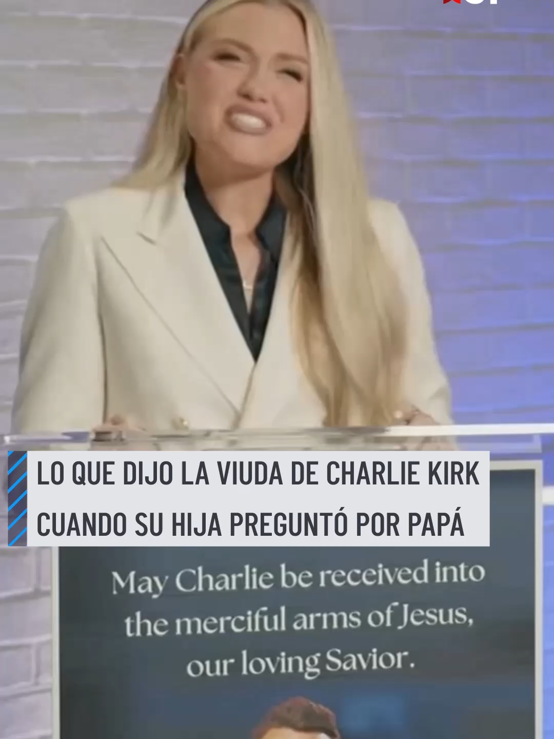 La viuda de Charlie Kirk, Erika, compartió el desgarrador momento en que su hija de 3 años preguntó por su papá. #charliekirk #erikakirk #crimen