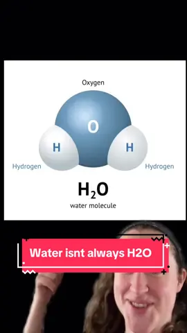 Heavy water is a thing, and it can be used in nuclear reactors #stem #science    Sources: 1. “Deuterium-to-hydrogen in the Solar System” – European Space Agency   2. “Deuterium oxide” – The American Chemical Society   3. “What are Isotopes?” International Atomic Energy Agency