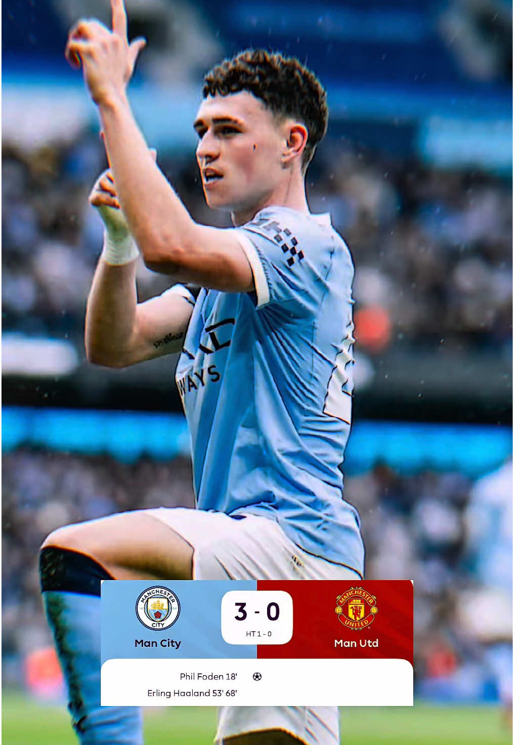 SSSSTTTTT‼️🤫🤫🤫🤫🤫🤫 HA HA HA HA HA HA HAALAND🤣🤣🤣🤣🤣🤣🤣🤣🤣 #mcfc #mancity #sepakbola #manunited #manchesterderby 