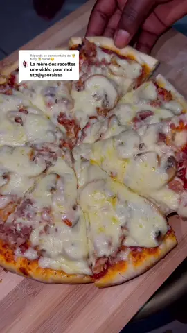 Réponse à @🤴King 🧑‍🍳 Sucré🤤 pizza poulet champignons 