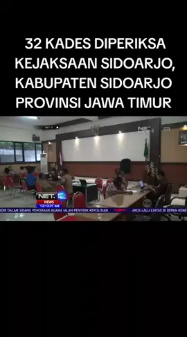 32 KADES DI PERIKSA KEJAKSAAN SIDOARJO  JAWA TIMUR 