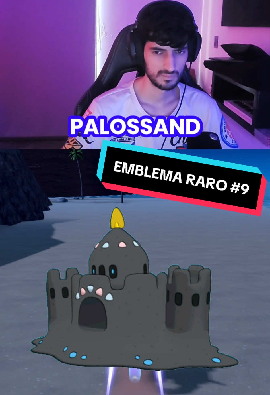 QUE BUEN SHINY 🏰 #pokemon #shinyhunt #palossand #jproldan #emblemarareza 