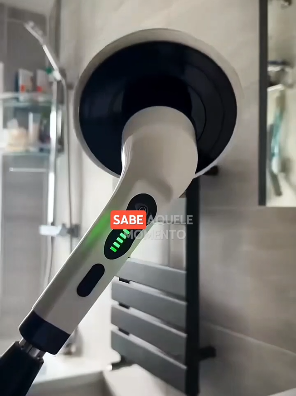 Escova De Limpeza Ajustável Janela Banheiro e Cozinha Ferramenta 9 em 1 Recarregável melhor investimento que já fiz  #escovadelimpeza #janela #banheiro #recarregável #tiktokshop 