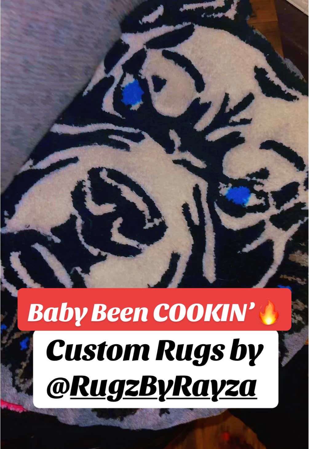 It’s always important to pour into your partner’s dreams❤️ @Rugz By Rayza #supportlocal #supportyourman #supportsmallbusiness #rugtufting 