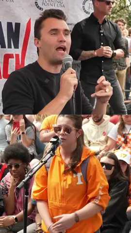 Charlie Kirk debate en español. #charliekirk 