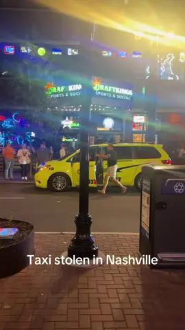 took way to long to get the ambulance thru smh #fyp #nashville #broadway #taxi 