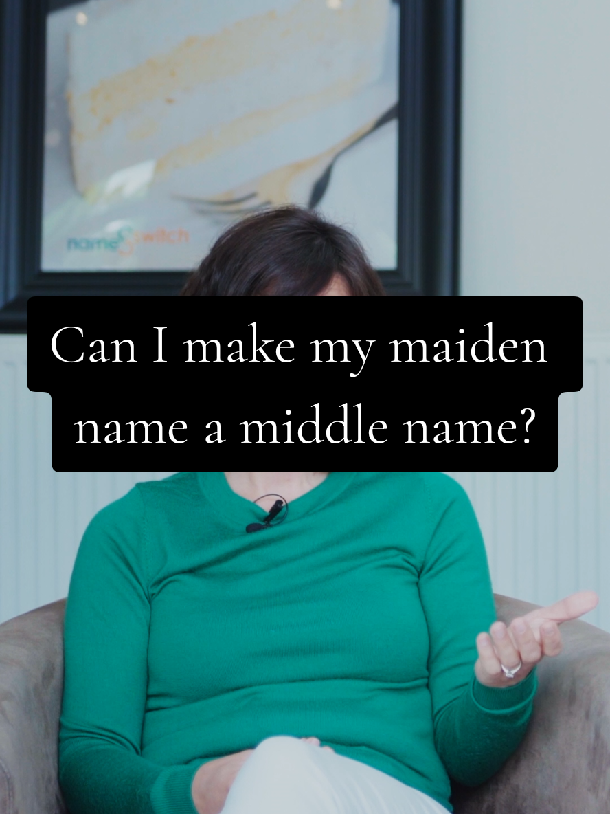 Yes you can! More and more NameSwitchers opt for this after marriage.  It's a great way of preserving heritage and stepping into a fresh start. Deed poll required, see website for details.  #WeddingTok #Deedpoll #NameSwitch 