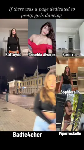 Badte4cher , Piperrockelle , Sariiixo , Criselda Alvarez  , Sophieraiin and Katteyes #dancetiktok #foryou #badteacher #dancetrend 