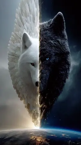 I search for the white and black wolf among the stars within me... @Hailuo AI (MiniMax) #cosmos #lightanddarkness #wolfspirit #universewithin #philosophy 