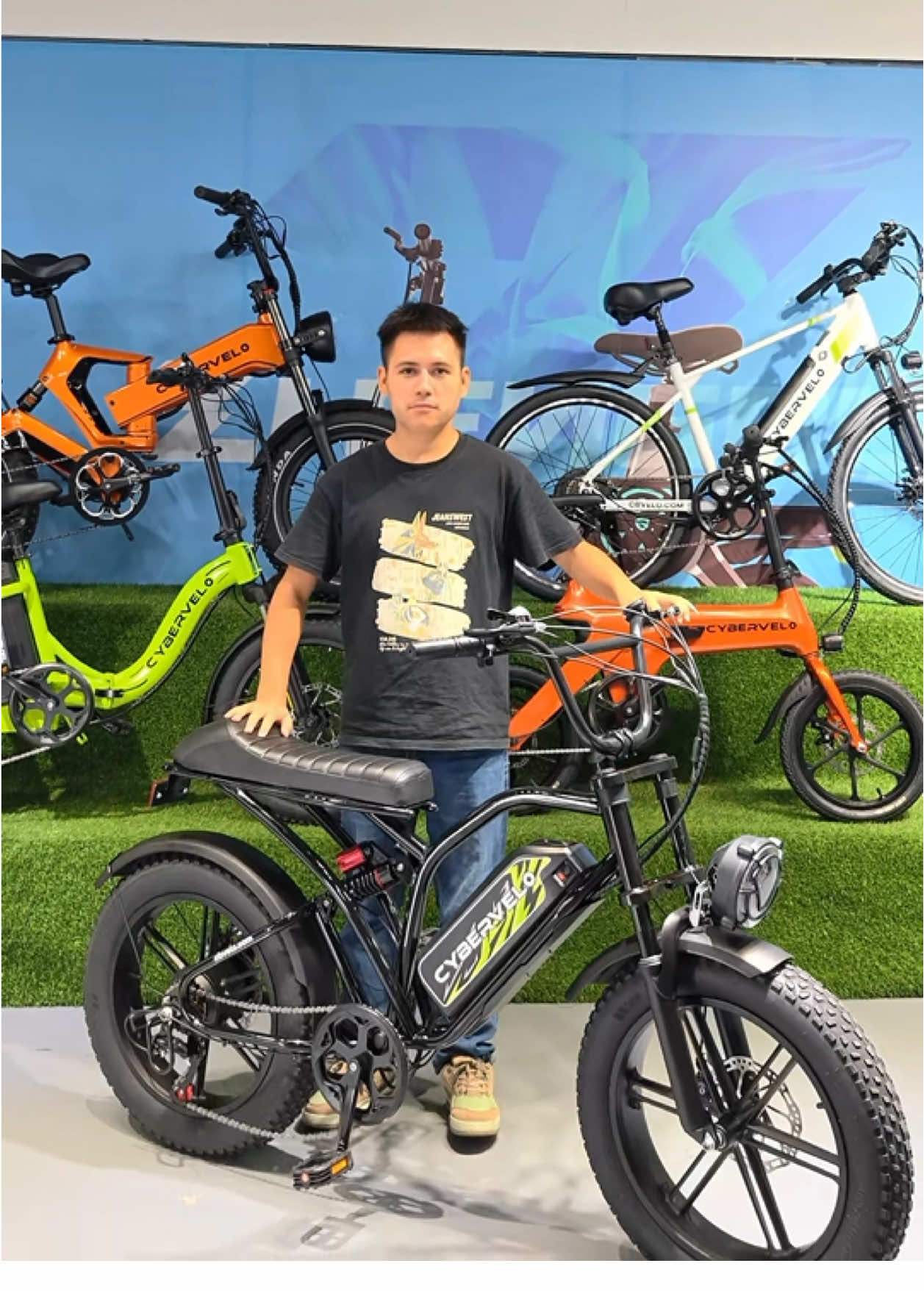 All-terrain e-bike: $699.#ebike #ebikes #electricbike #mountainbike #electricbikinitrimmer 