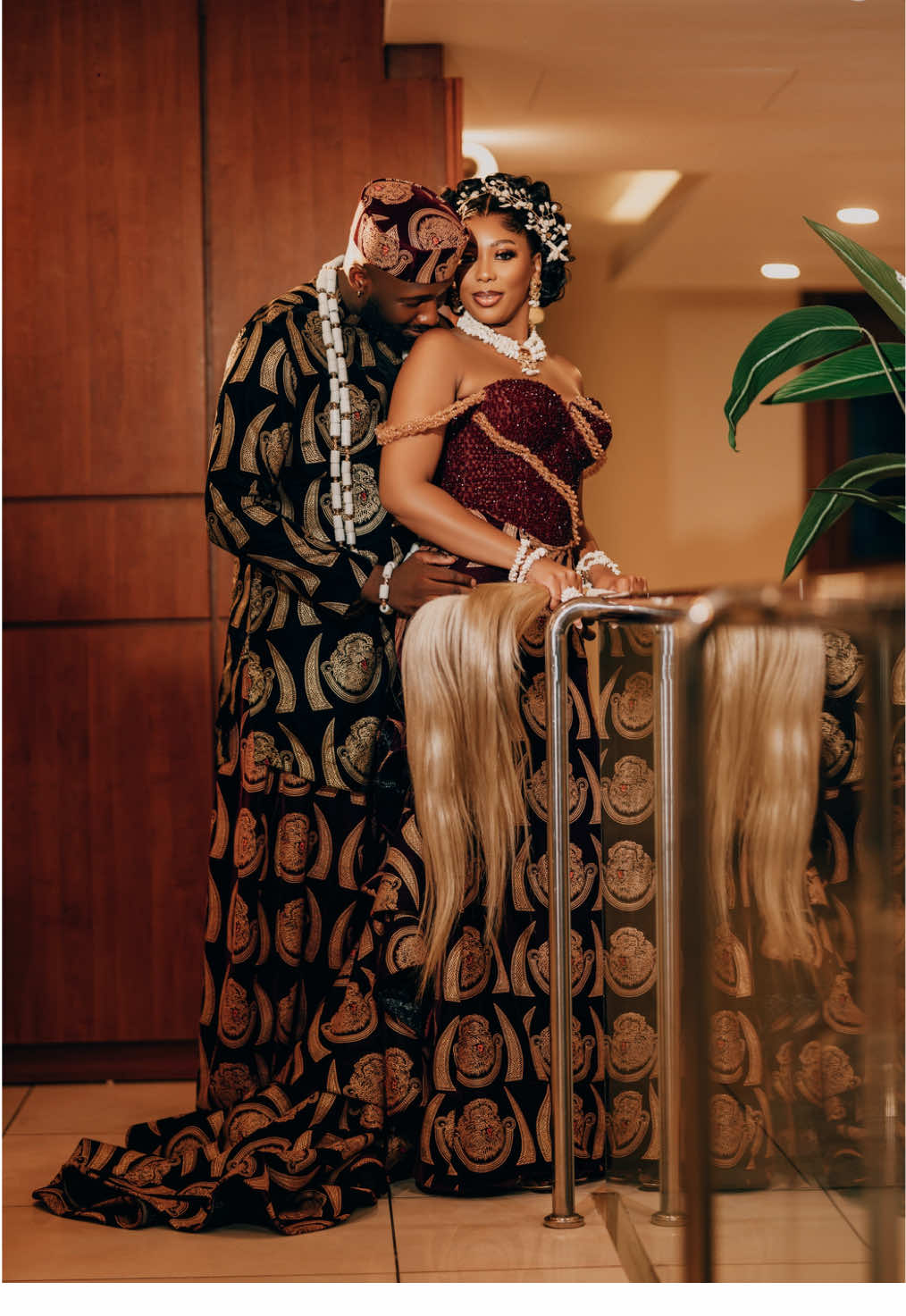 East meets the west 🇰🇪x🇳🇬   Bridal Stylist: @vivelastylesme MUA: @Lewa_signatures  Hairstylist: @HAIRSTYLIST IN LEKKI  Outfits: @altae_official @JAYBOSSclothings  Photographer: @Tosin Josh Weddings  Creative Direction: the bride (me)  #2025Bride #engagement ##kenyantiktok🇰🇪 #nigeriantiktok🇳🇬 