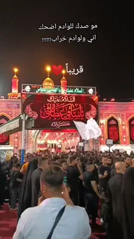مو صدك للوادم اضحك اني ولوادم خراب _سيد فاقد الموسوي _كربلاء ما بين الحرمين الشريفين #كربلاء_المقدسة#كربلاء_مدينة_العشق_والعاشقين😍 #كربلاء_مدينة_العشق_والعاشقين 