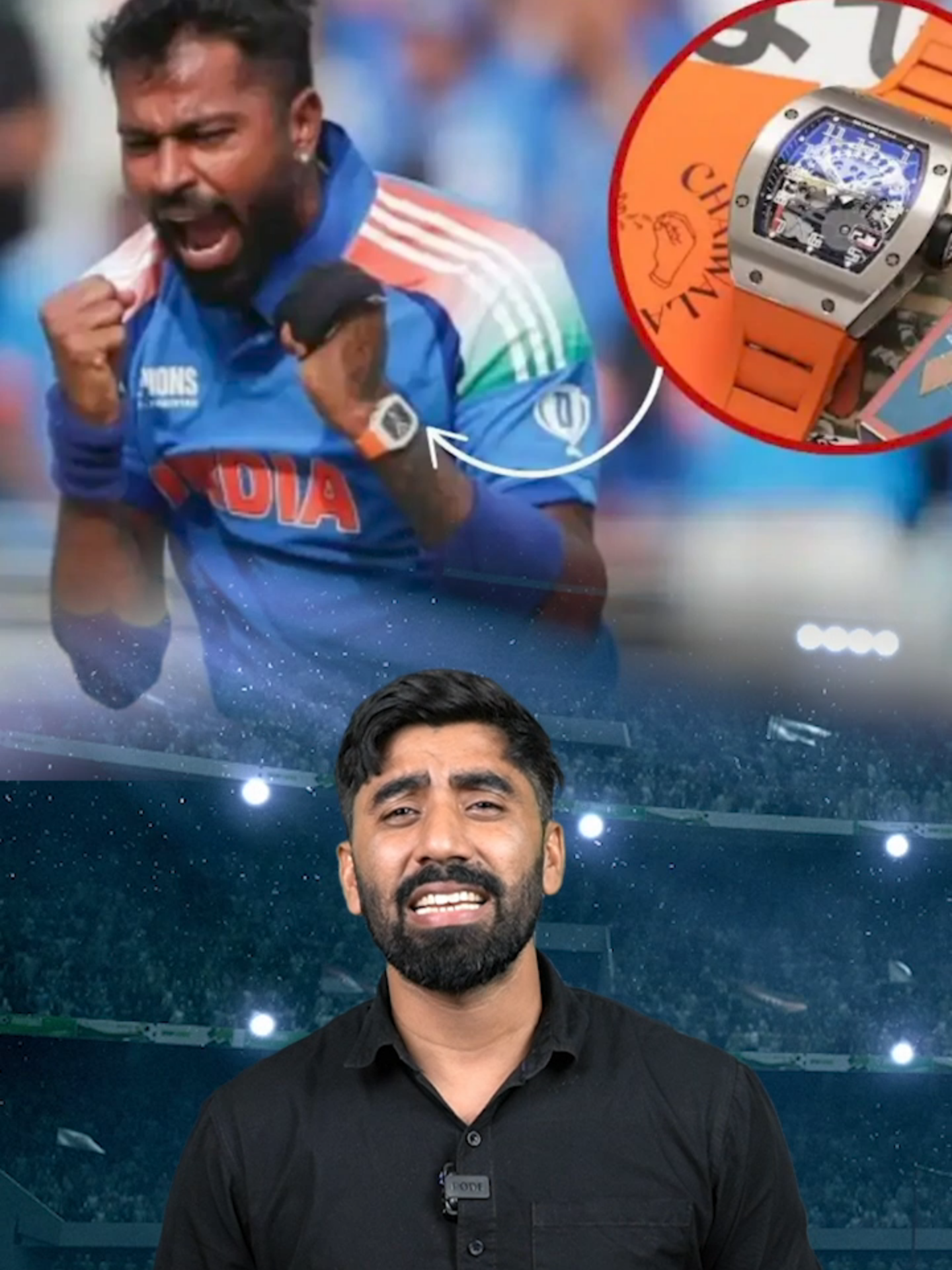 Only Thing Today match | Shaheen Shha tells Hardik Pandya Watch price #hardikpandya #ShaheenShahAfridi #khelegapakistan #CelebrateCricket