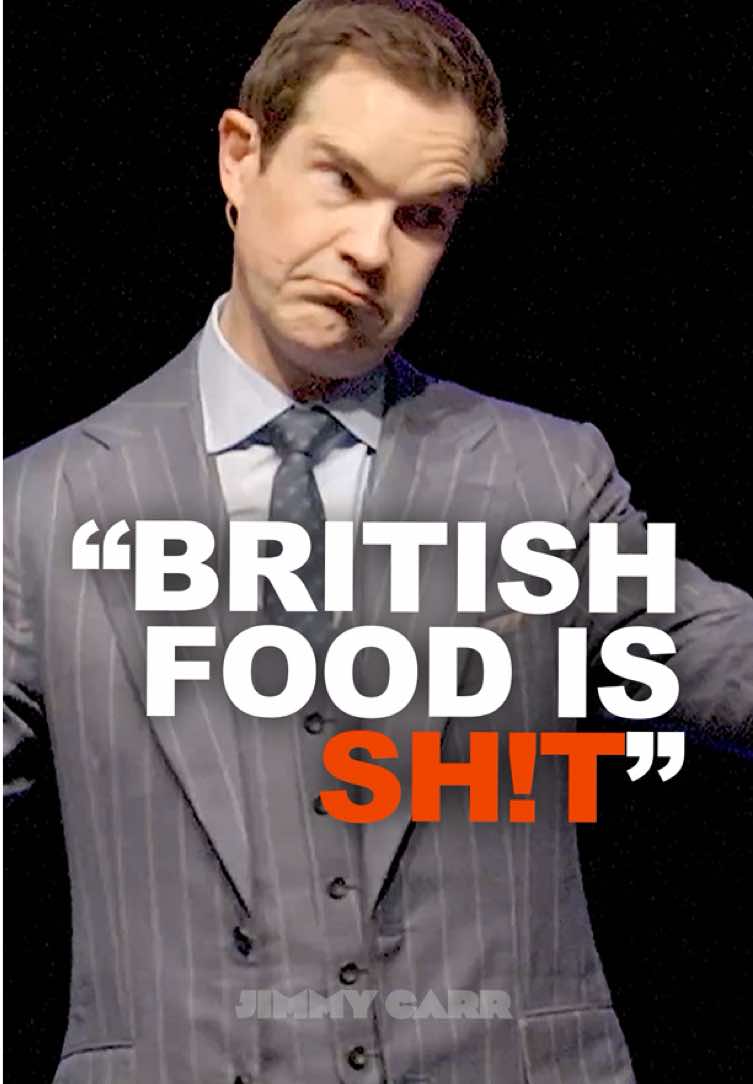 British Vs American food... Get US tour tickets from the link in bio. #jimmycarr #hecklers #standup #crowdwork #heckles