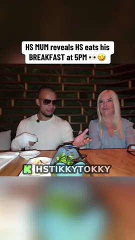 HS MUM reveals HS eats his BREAKFAST at 5PM 👀🤣 #hstikkytokky 