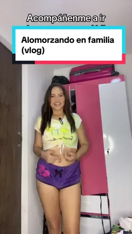 Voy a ir almorzar @Lau.arce #romyvillanueva #Vlog #grw