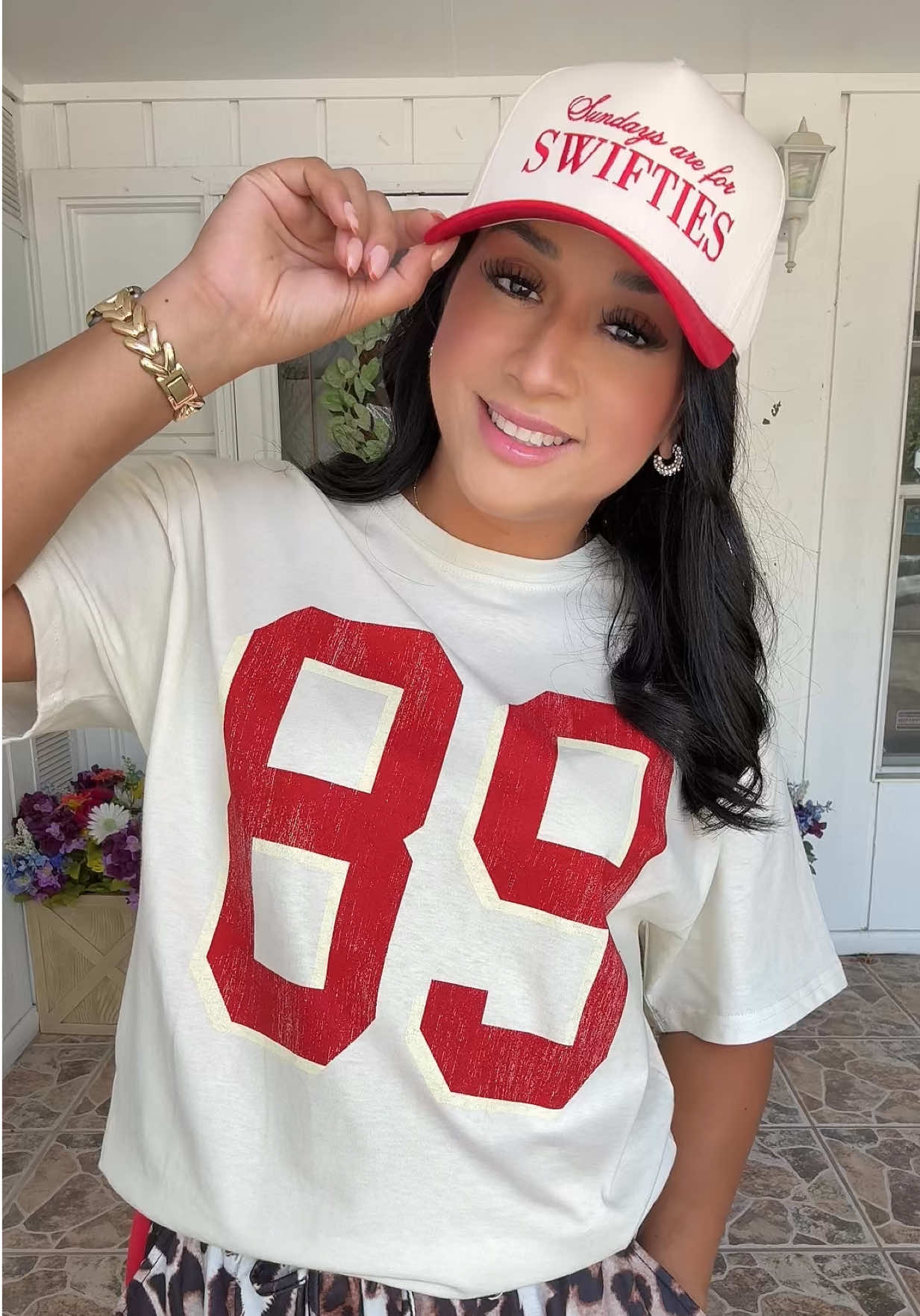 Pants linked on the 🛒 cap is from @kalianasboutique shirt is from @Marshalls #OOTD #footballsunday #swifties #fyp #tiktokshop 