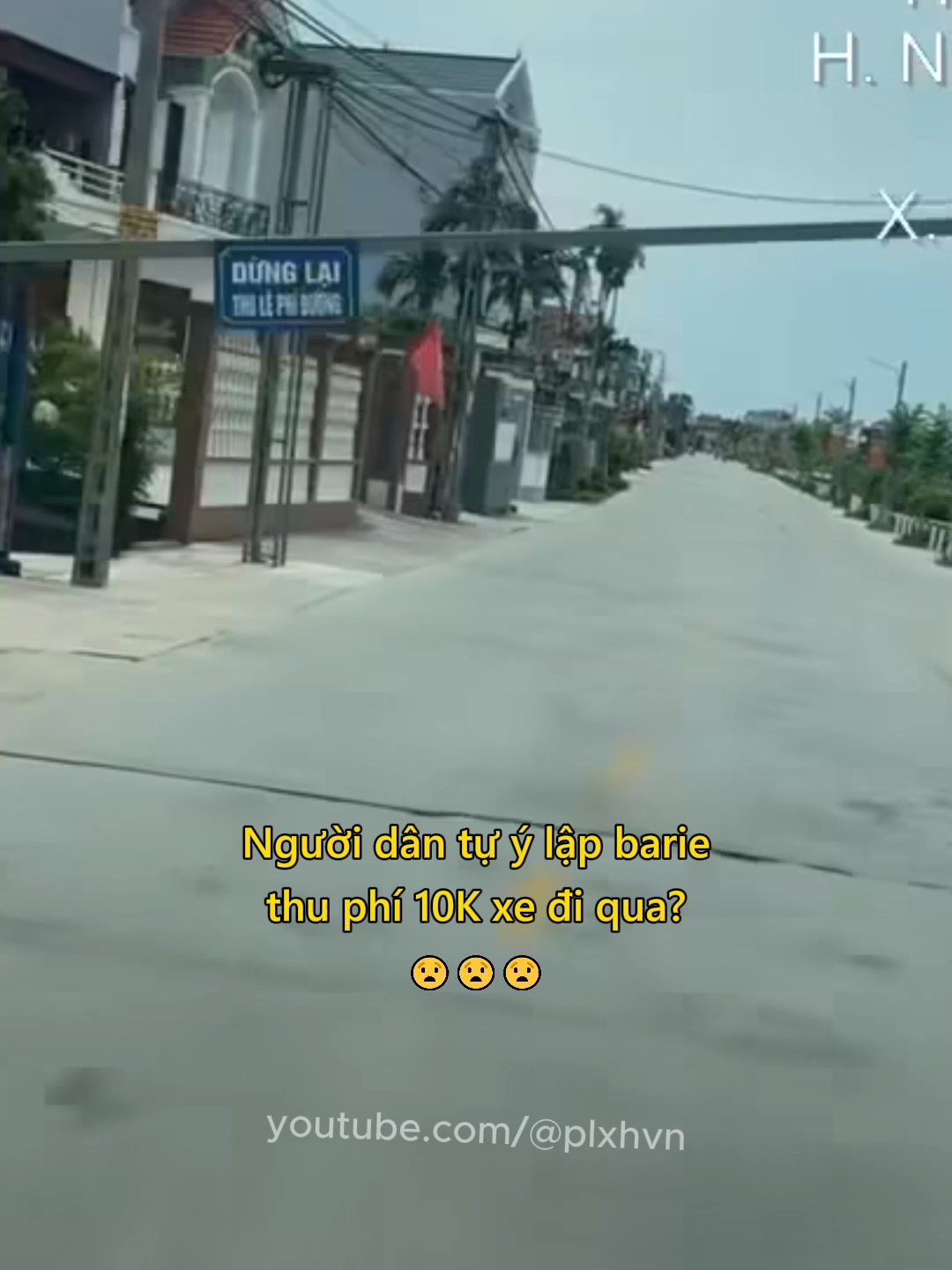 Người dân tự ý lập barie thu phí 10K xe đi qua?😧 #giaothong #luatgiaothong #haiduong #haiphong #plxhvn #phapluatxahoi