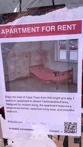 Real representation of the current rental & housing situation in this city. Great advertising @𝗕𝗨𝗟𝗟𝗬𝗕𝗢𝗬  #capetownrentals #housingcrisis 