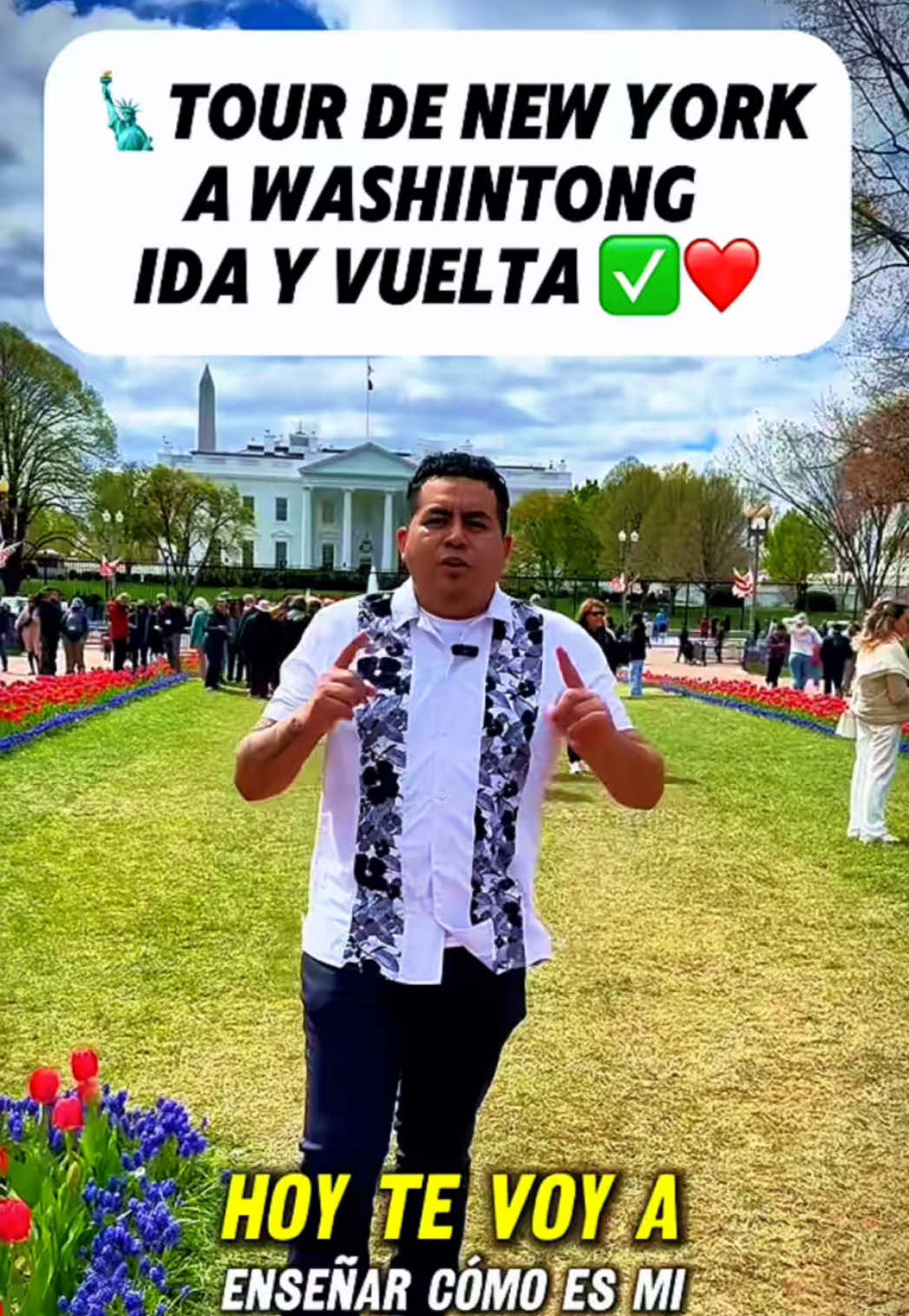 WASHINGTON DC & NATIONAL HARBOR (MARYLAND) ( 1 DIA ) Vamos a conocer la capital del país y sus lugares emblemáticos como; La casa Blanca,  Monumentos importantes,  y el famoso muelle de National Harbor en Maryland  Fechas disponibles:   * 20 DE SEPTIEMBRE  Regresamos el mismo día por la noche a las ciudad de New York  Precio: $149 ( por persona) INCLUYE *Transporte ida y vuelta desde la ciudad de New York  * Refrigerio ( Cafe, Chocolate, Pan ,     Sándwich, Sodas , Snacks) * Guía Turística  **PUNTOS DE ENCUENTRO*  _______________________________   * QUEENS ( 74 & ROOSEVELT) * HORA 4:00AM ( SALIDA) _______________________________ * MANHATTAN ( TIME SQUARE) * HORA 4:30AM ( SALIDA) _______________________________ * Newark ( 1 Raymond Plaza West &, Market St, Newark, NJ 07102) * HORA: 5:00AM DEJANOS SABER QUE FECHA TE GUSTARÍA VIAJAR Y CUAL SERIA TU PUNTO DE ENCUENTRO PARA ENVIARTE LA DIRECCIÓN EXACTA.  Más información al WhatsApp +1 (646)-973-6217 #newyork #fypシ #contenido #parati 
