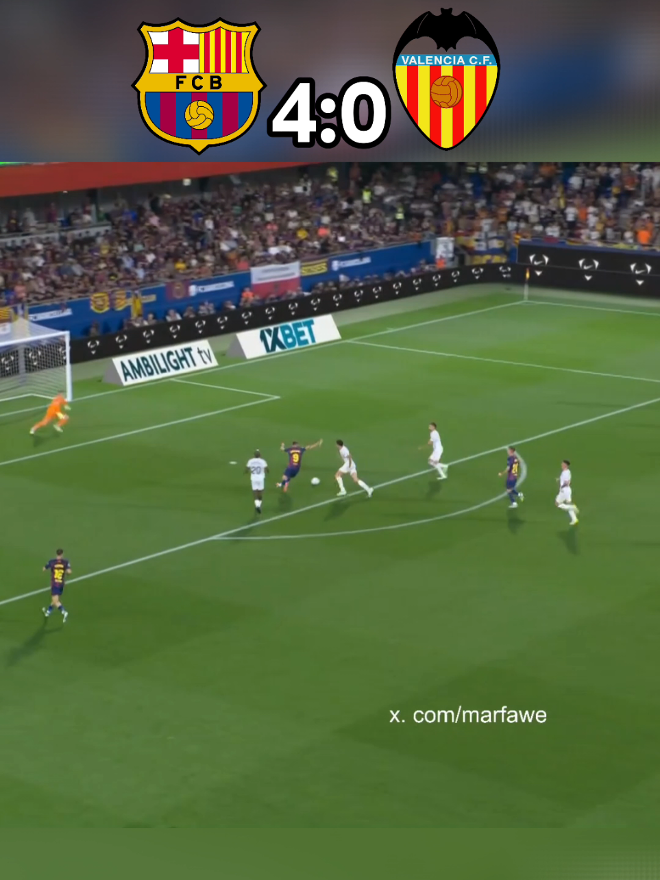 Barcelona Valencia goals and highlights. Rafinha goal today. Fermin goal today. Lewandowski goal today. Barca Valencia. Barcelona vs Valencia. Barcelona v Valencia #Soccer #barcelona #barca #valencia #goals 