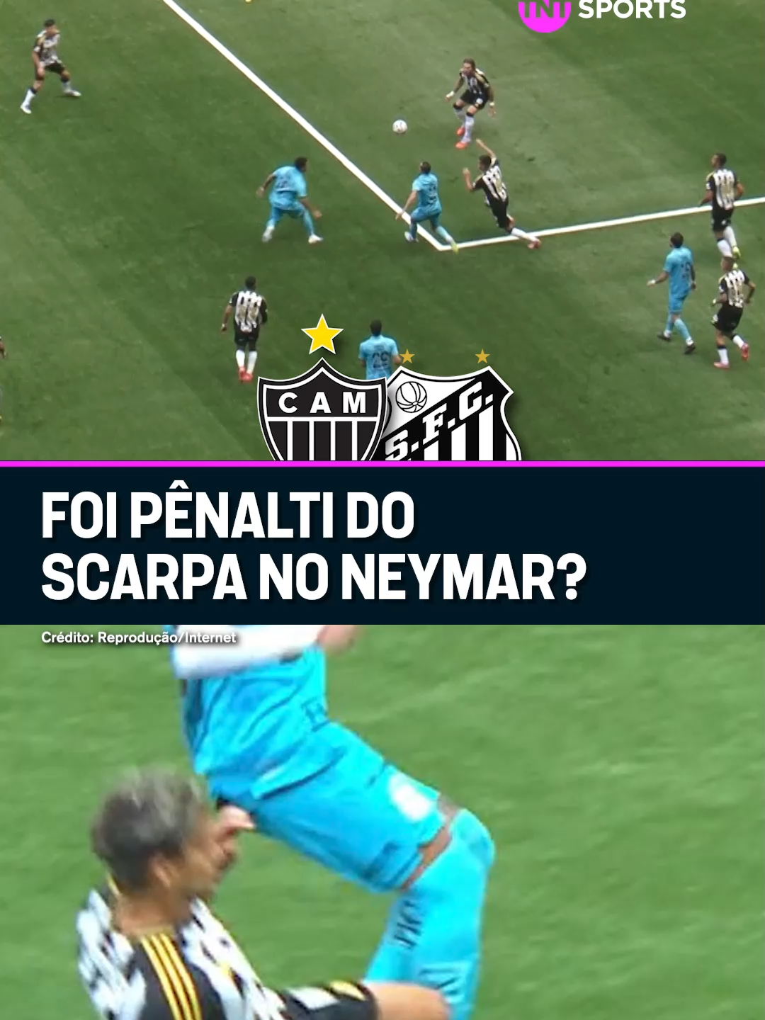 O SANTOS FICOU NA BRONCA NESSE LANCE? ERA PÊNALTI? 👀 O Neymar ficou caído após essa entrada de Scarpa, mas a arbitragem não marcou e o VAR nem conferiu! O que achou? #FutebolBrasileiro #BrasileirãoBetano #FutebolBrasileiro #tiktokesportes #foryou #fyp #neymar #neymarjr #hulk