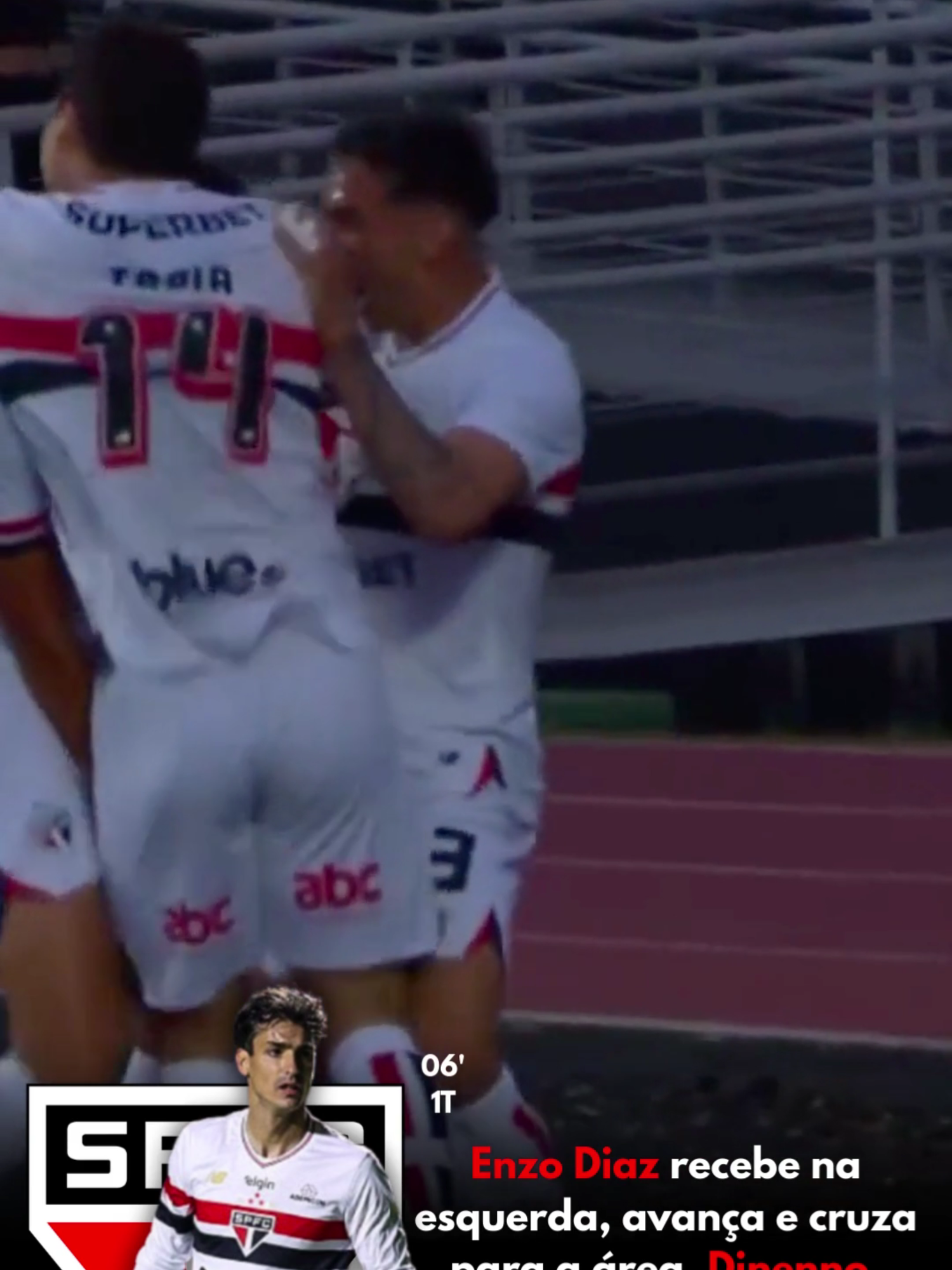 GOL DE DINENNO DO SÃO PAULO CONTRA O BOTAFOGO #saopaulo #botafogo #futebol #brasileirao #dinenno