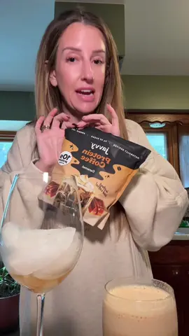 If you drink coffee, this Proffee is a MUST.  @Javvy Coffee  #coffee #proteincoffeerecipe #icedcoffeeathome #coffeerecipe #glp1community 