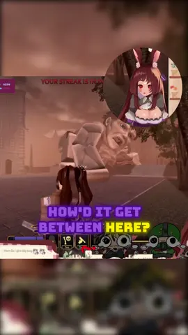 jumpscare is real ): #roblox #AttackOnTitan #bunnygirl #vtuber #vtuberen #vtuberclips #streamer #twitch #twitchclips