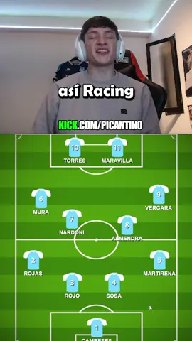 4-4-2  #racing #futbol 