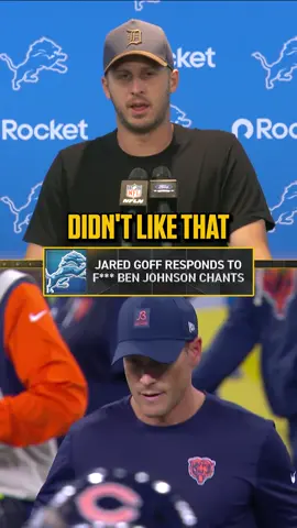 Some Lions fans were being vocal about Ben Johnson in his return to Detroit #nfl #detroitlions #jaredgoff