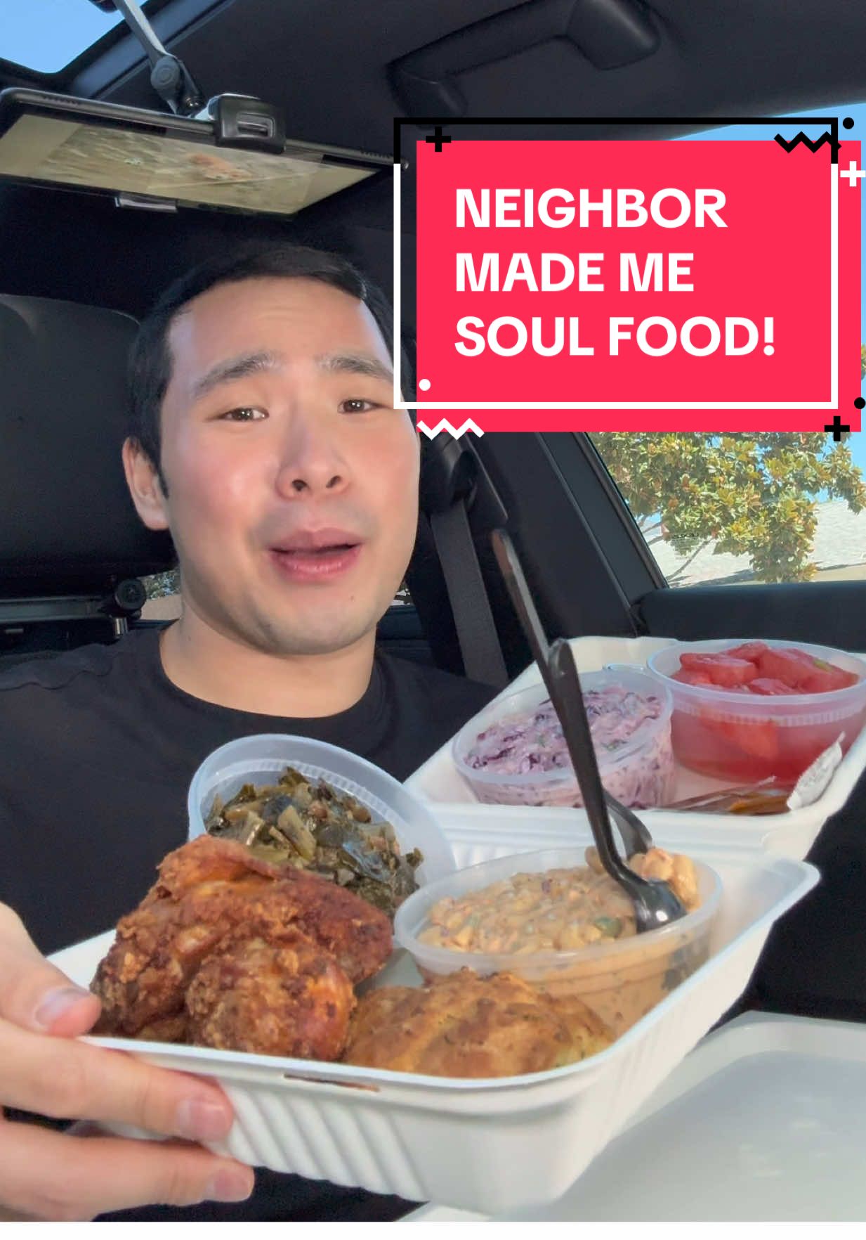 EATING SOUL FOOD MADE BY MY NEIGHBOR 😋 #fypシ #food #Foodie #mukbang #foodtiktok 