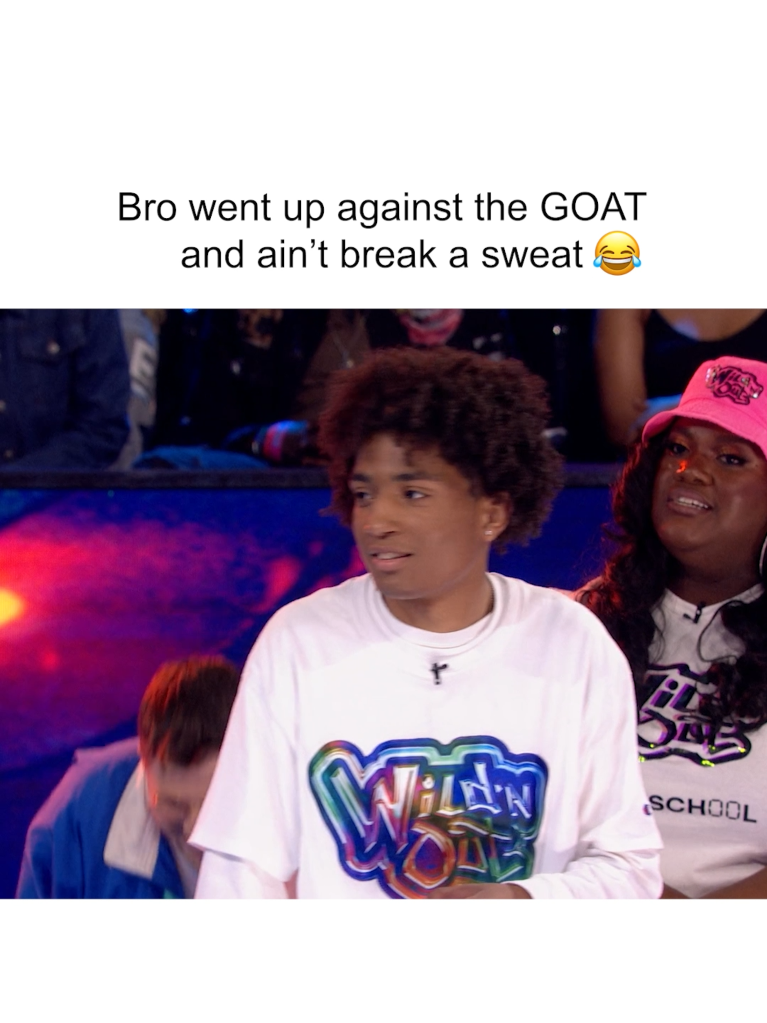 The crowd reaction says it all 🤣 New episode of WNO TONIGHT, 8pm ET on VH1 🙌 #WildNOut #gotdamned #hitmanholla #asadbenbow #funny #jokes #comedy #lol