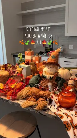 A little late but i LOVE IT ! 🥹🫶 next up living room im so excited ! Ooh and halloween decor too #falldecor #decoratewithme #fallapartmentdecor #fallvibes🍂 #fallaesthetic 