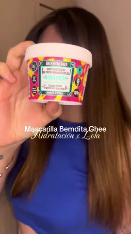 Esta mascarilla de hidratación del cronograma capilar de Lola me sorprendió😍  #cuidadodelcabello #HairCareTips #cronogramacapilar #cabellosaludable #girls 