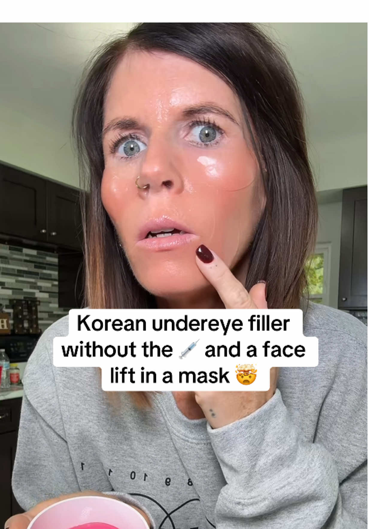 I don’t even like eye patches, but the @COSRX US peptide collagen hydrogel eye patches are a non-negotiable for me at this point..  #cosrx #cosrxpeptideserum #koreanskincareproducts #antiagingskincare #eyepatches 