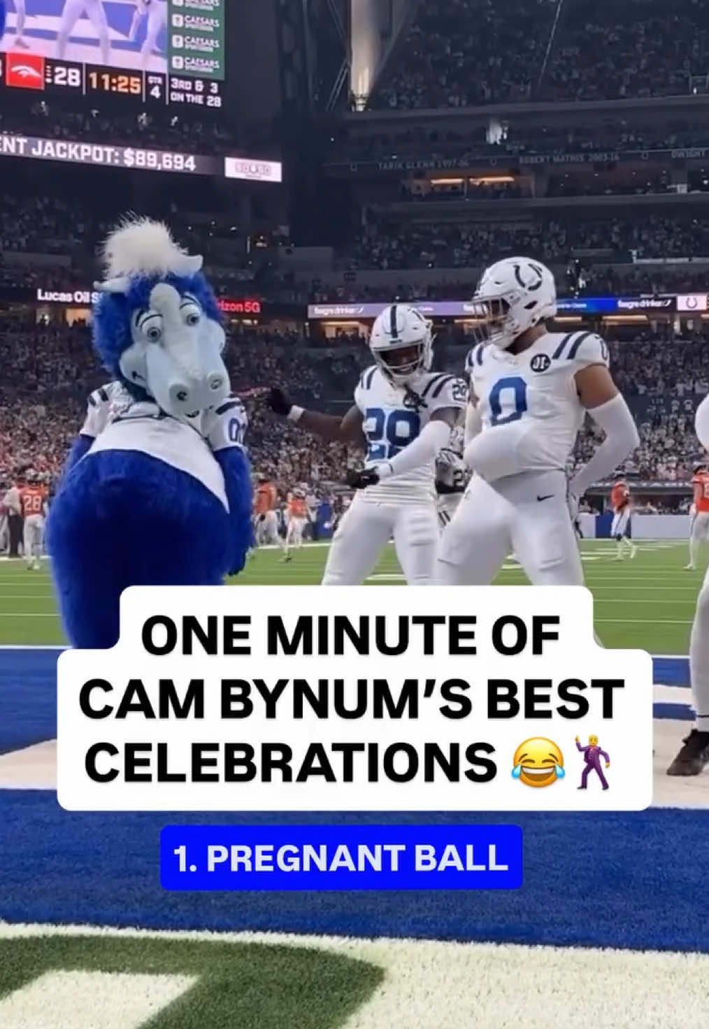 Cam Bynum’s legendary celebration run just keeps delivering 😂