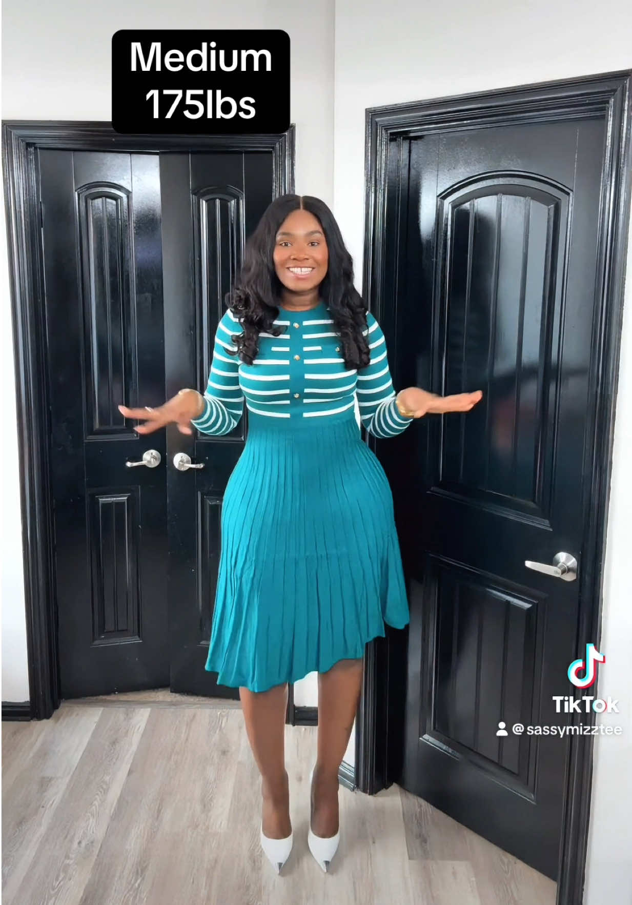 Let’s get into this Gogeous Fall Season Dress🩵🤍#fallfashion #dress #sweaterdresses #dresses #longsleeve